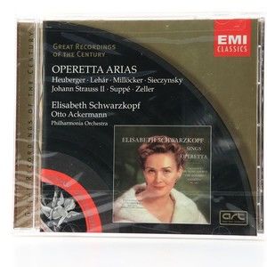 Operetta Arias - Elisabeth Schwarzkopf, Otto Ackermann (CD, 1999 EMI) Sealed New